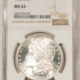Dollars 1885 $1 MORGAN DOLLAR – NGC MS-67, ATTRACTIVE! SUPERB GEM!
