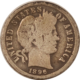 Barber Dimes 1896-S BARBER DIME – PLEASING CIRCULATED EXAMPLE! KEY-DATE!