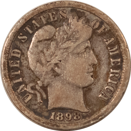 Barber Dimes 1898-S BARBER DIME – HIGH GRADE CIRCULATED EXAMPLE!