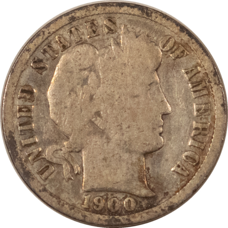 Barber Dimes 1900-O BARBER DIME – PLEASING CIRCULATED EXAMPLE!