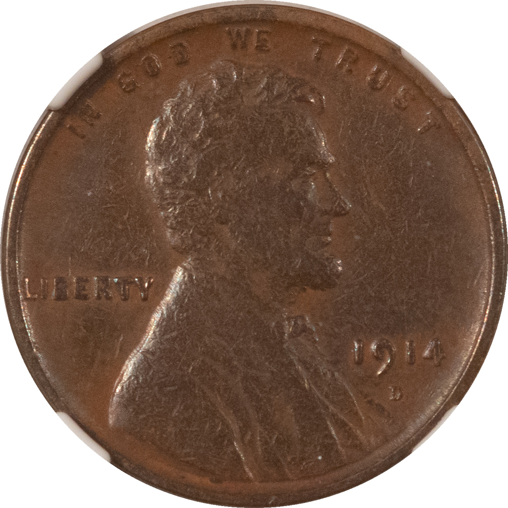 Lincoln Cents (Wheat) 1914-D LINCOLN CENT – NGC VF-30 BN Lincoln Cents (Wheat) 1914-D LINCOLN CENT – NGC VF-30 BN