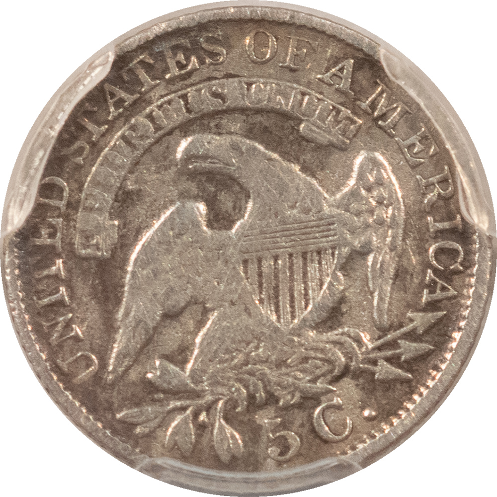 Capped Bust Half Dimes 1833 CAPPED BUST HALF DIME – PCGS GENUINE VF DETAILS, CORROSION REMOVED! Capped Bust Half Dimes 1833 CAPPED BUST HALF DIME – PCGS GENUINE VF DETAILS, CORROSION REMOVED!