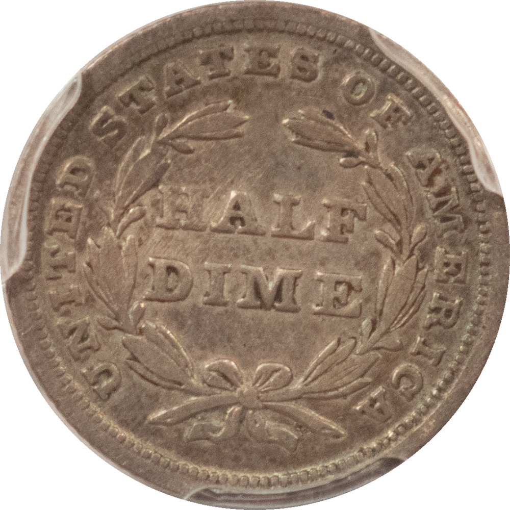 Half Dimes 1838 SEATED LIBERTY HALF DIME LARGE STARS – PCGS GENUINE VF DETAILS, CLEANED! Half Dimes 1838 SEATED LIBERTY HALF DIME LARGE STARS – PCGS GENUINE VF DETAILS, CLEANED!