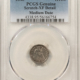 Half Dimes 1848 SEATED LIBERTY HALF DIME LARGE DATE – PCGS GENUINE G DETAILS DAMAGE!