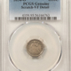 Half Dimes 1855 SEATED LIBERTY HALF DIME – PCGS GENUINE XF DETAILS, CLEANED!