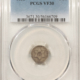 New Certified Coins 1858 THREE CENT SILVER – PCGS XF-45