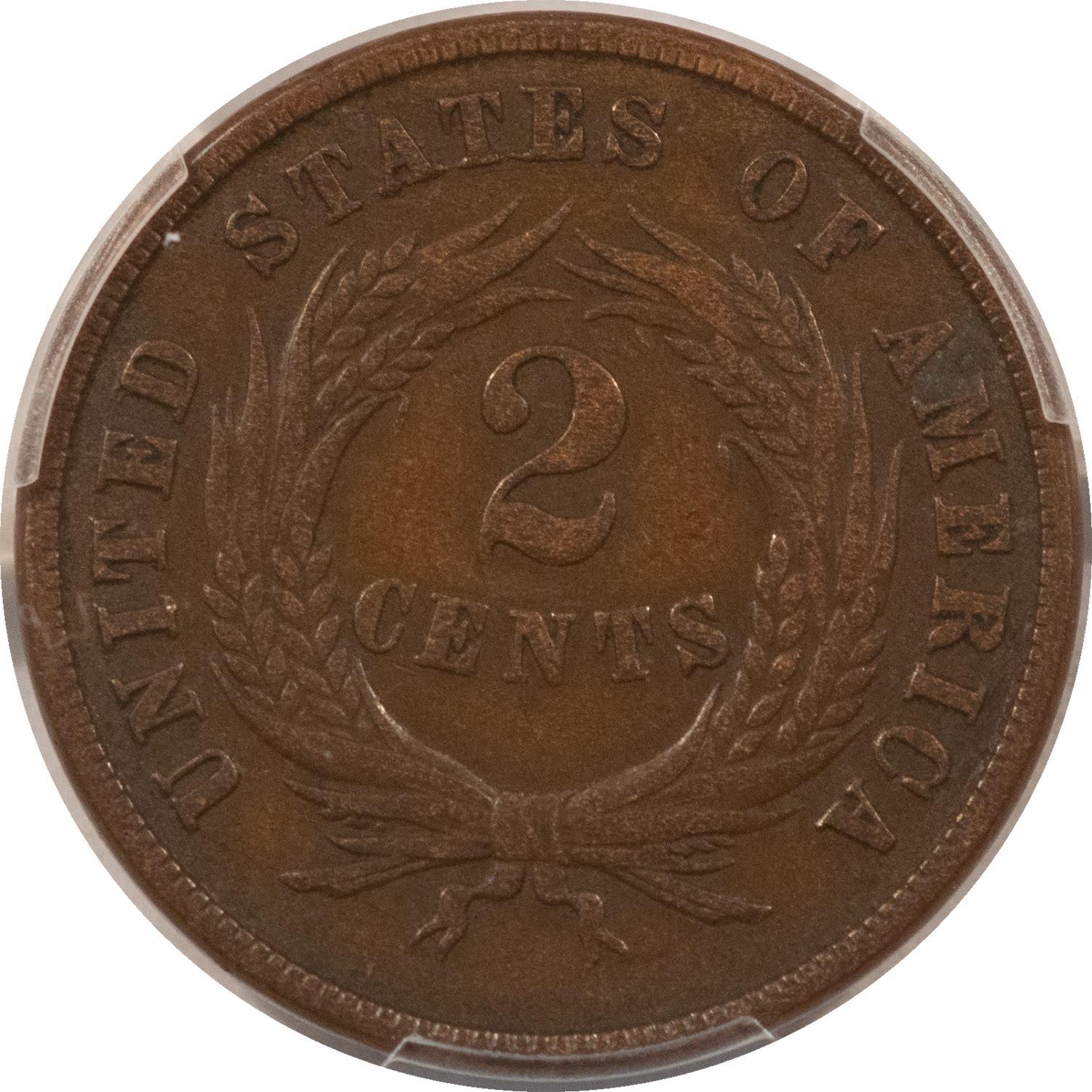 New Certified Coins 1871 TWO CENT PIECE – PCGS VF-30 BN New Certified Coins 1871 TWO CENT PIECE – PCGS VF-30 BN