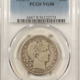 Barber Halves 1893 BARBER HALF DOLLAR – PCGS F-12