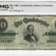 Confederate Notes 1861 $100 CONFEDERATE STATES OF AMERICA, T-39, PMG AU-55 EPQ; LOOKS CH UNC!
