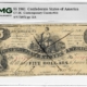 Confederate Notes 1861 $10 CONFEDERATE STATES OF AMERICA T-30, PMG VF-25 – SHARP NOTE! Confederate Notes 1861 $10 CONFEDERATE STATES OF AMERICA T-30, PMG VF-25 – SHARP NOTE!