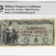Military Payment Certificates SERIES 481 10c MPC MILITARY PAYMENT CERTIFICATE S832-3 PMG CH UNC64 MINOR TONING