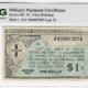 Military Payment Certificates SERIES 461 50C MPC MILITARY PAYMENT CERTIFICATE S804-1 1ST PRINTING – PMG VF-25!