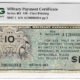 Military Payment Certificates SERIES 461 $5 MPC MILITARY PAYMENT CERTIFICATE S806-1 1ST PRINTING PMG CH VF-35!