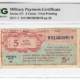 Military Payment Certificates SERIES 461 $10 MPC MILITARY PAYMENT CERTIFICATE S807-1 – PMG CH VF-35! STAINS!