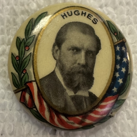 Other Collectibles 1916 CHARLES EVAN HUGHES 7/8″ COLORFUL CELLO CAMPAIGN BUTTON-NR MINT & CHOICE!