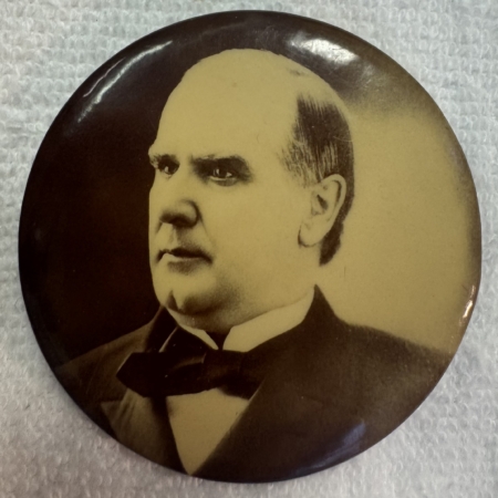 Other Collectibles 1900 WILLIAM MCKINLEY 2 1/4″ SEPIA CELLO CAMPAIGN BUTTON-STARK IMAGE & EXCELLENT