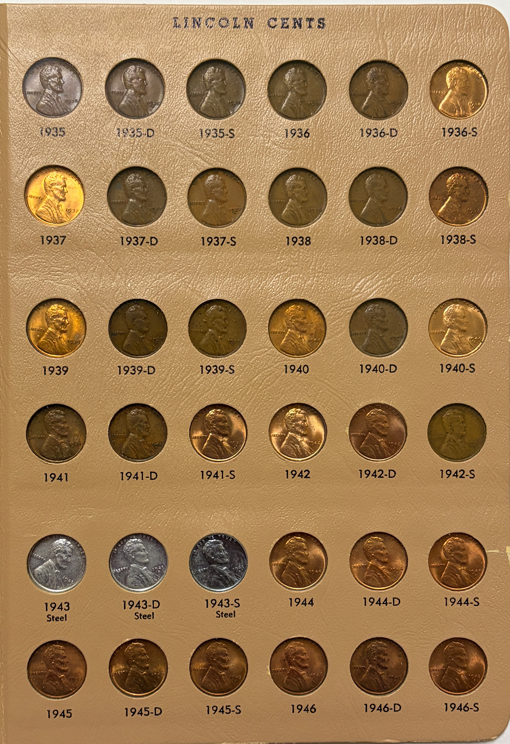Lincoln Cents (Wheat) 1910-1987 194 PARTIAL LINCOLN CENT SET IN DANSCO ALBUM #7100 – CIRC TO GEM BU! Lincoln Cents (Wheat) 1910-1987 194 PARTIAL LINCOLN CENT SET IN DANSCO ALBUM #7100 – CIRC TO GEM BU!