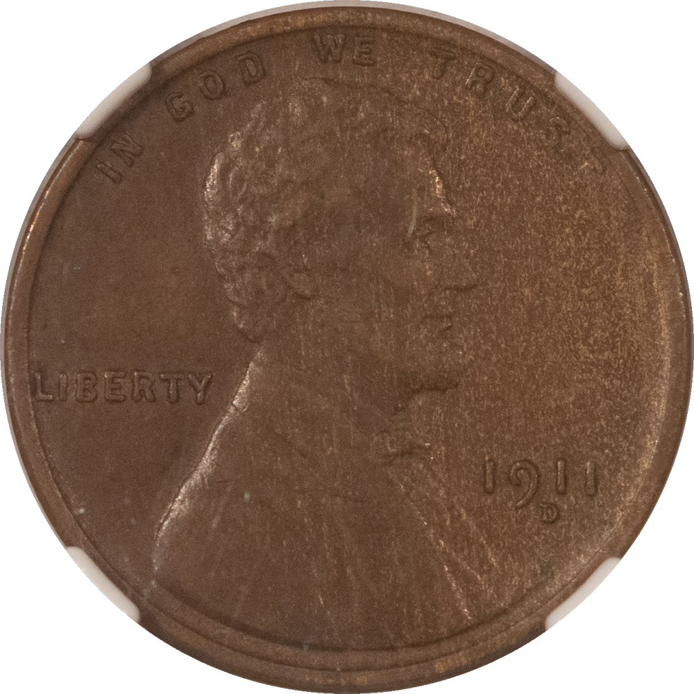 Lincoln Cents (Wheat) 1911-D LINCOLN CENT – NGC AU-58 BN Lincoln Cents (Wheat) 1911-D LINCOLN CENT – NGC AU-58 BN