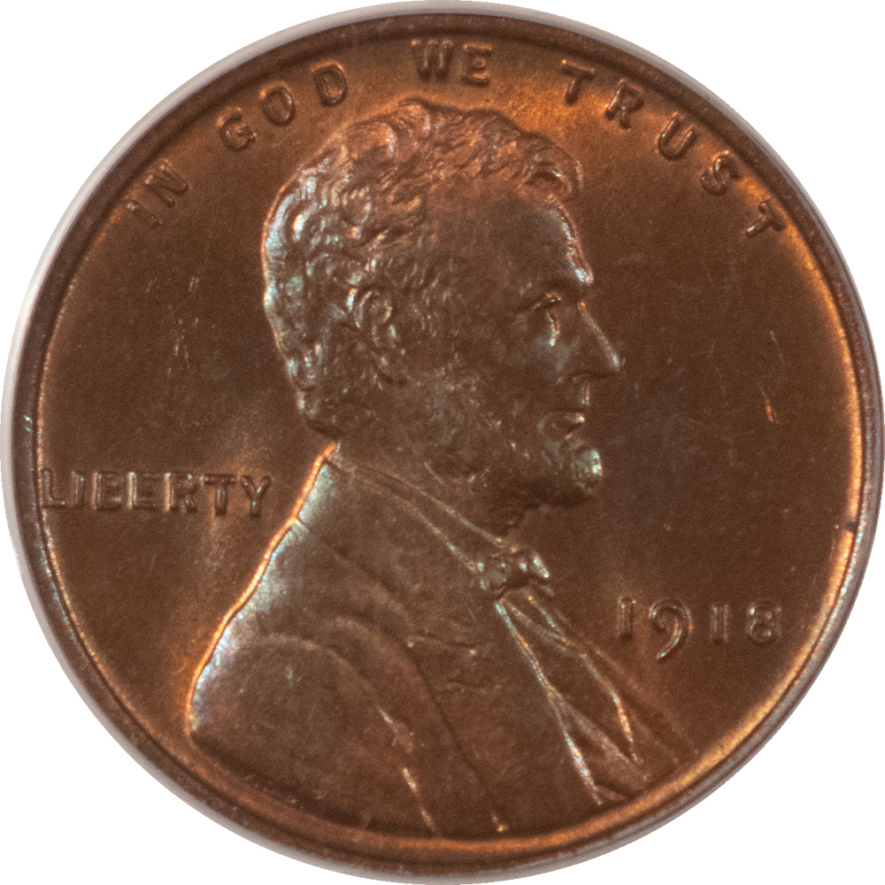 Lincoln Cents (Wheat) 1918 LINCOLN CENT – PCGS MS-64 BN REALLY PRETTY & PQ! Lincoln Cents (Wheat) 1918 LINCOLN CENT – PCGS MS-64 BN REALLY PRETTY & PQ!