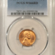 Lincoln Cents (Wheat) 1958-D LINCOLN CENT – PCGS MS-66 RD