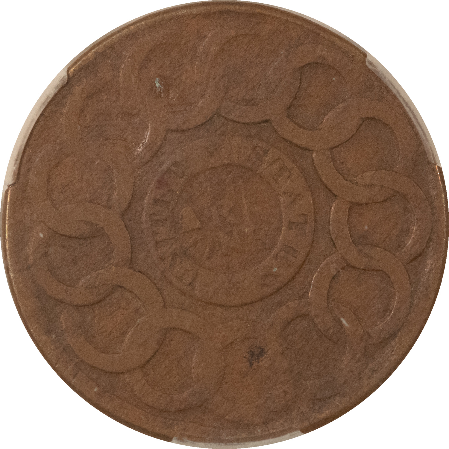 CAC Approved Coins 1787 FUGIO CENT NO CINQ CROSS AFTER DATE, UNITED STATES NEWMAN 1B CACG VF-30 CAC CAC Approved Coins 1787 FUGIO CENT NO CINQ CROSS AFTER DATE, UNITED STATES NEWMAN 1B CACG VF-30 CAC