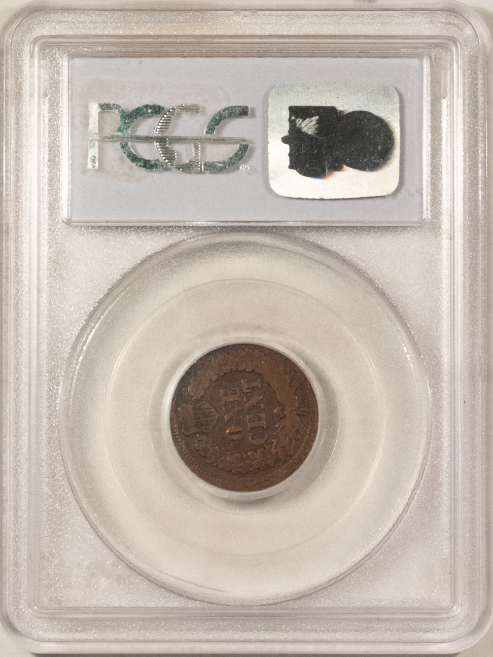 Indian 1864 INDIAN CENT MINT ERROR, 90 DEGREE ROTOATED REVERSE & BROADSTRUCK PCGS VG-10 Indian 1864 INDIAN CENT MINT ERROR, 90 DEGREE ROTOATED REVERSE & BROADSTRUCK PCGS VG-10