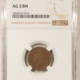 Indian 1864 INDIAN CENT MINT ERROR, 90 DEGREE ROTOATED REVERSE & BROADSTRUCK PCGS VG-10 Indian 1864 INDIAN CENT MINT ERROR, 90 DEGREE ROTOATED REVERSE & BROADSTRUCK PCGS VG-10