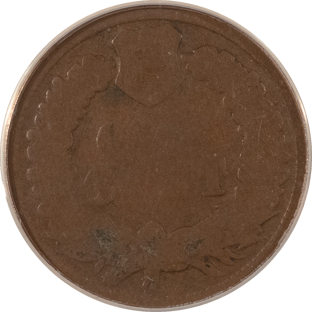 Indian 1867 INDIAN CENT – ANACS FR-2, FAIR Indian 1867 INDIAN CENT – ANACS FR-2, FAIR