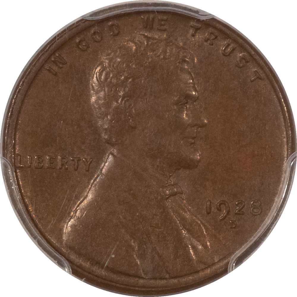 Lincoln Cents (Wheat) 1928-D LINCOLN CENT – PCGS MS-62 BN Lincoln Cents (Wheat) 1928-D LINCOLN CENT – PCGS MS-62 BN