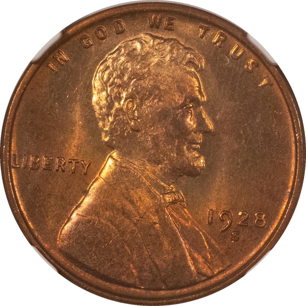 Lincoln Cents (Wheat) 1928-S LINCOLN CENT – NGC MS-63 RB Lincoln Cents (Wheat) 1928-S LINCOLN CENT – NGC MS-63 RB