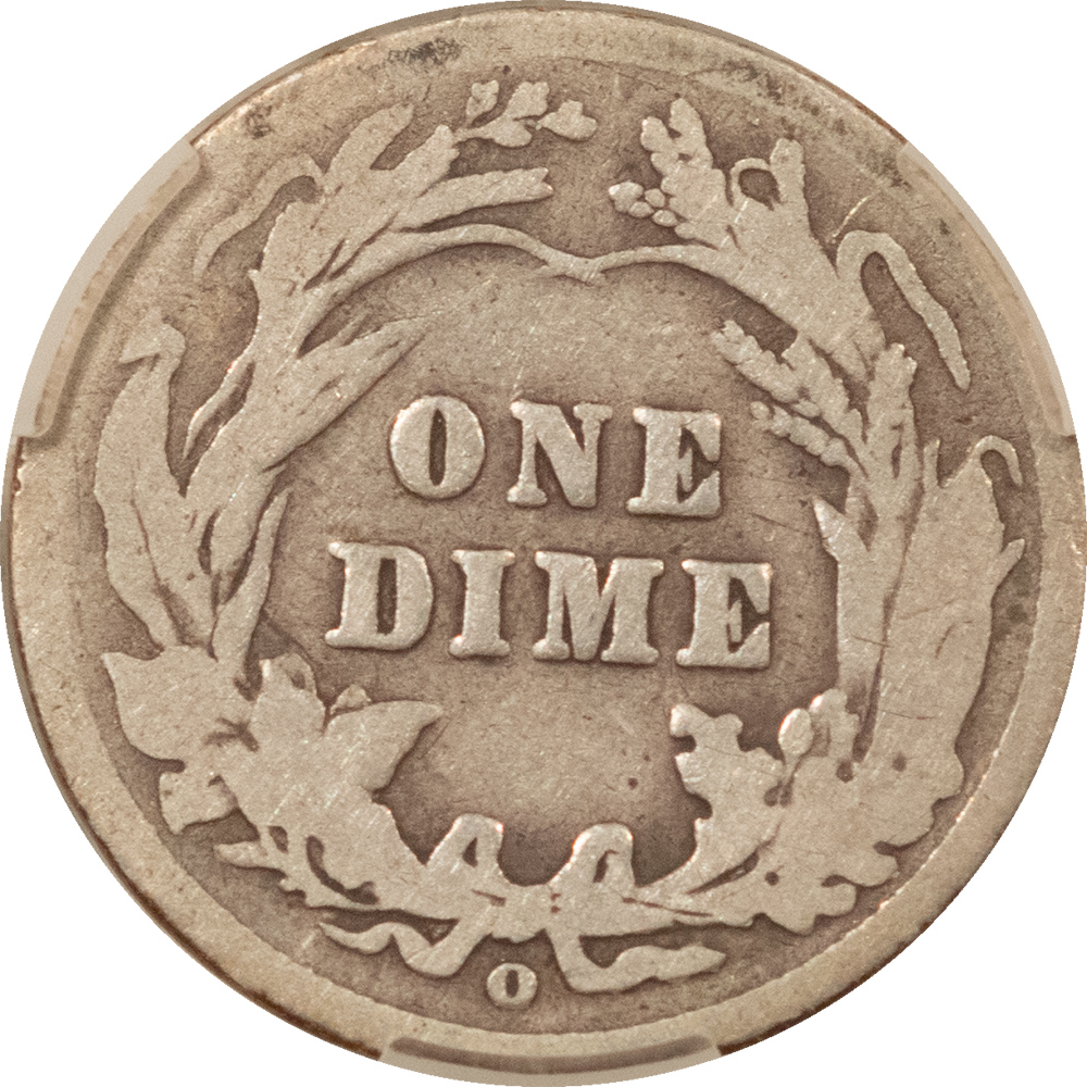 Barber Dimes 1905-O BARBER DIME, MICRO O – CACG G-4, CAC APPROVED! Barber Dimes 1905-O BARBER DIME, MICRO O – CACG G-4, CAC APPROVED!
