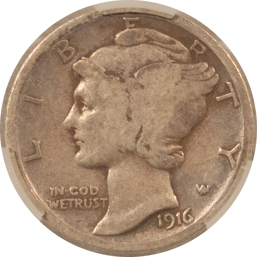 CAC Approved Coins 1916-D MERCURY DIME – CACG G-4 LOOKS VG PREMIUM QUALITY+ KEY-DATE! CAC APPROVED! CAC Approved Coins 1916-D MERCURY DIME – CACG G-4 LOOKS VG PREMIUM QUALITY+ KEY-DATE! CAC APPROVED!
