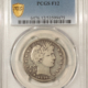 Barber Halves 1898-O BARBER HALF DOLLAR – PCGS F-15, TOUGH!