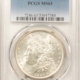 Dollars 1898-O MORGAN DOLLAR, PCGS MS-63, OUTSTANDING LUSTER W/ A GEM REVERSE!