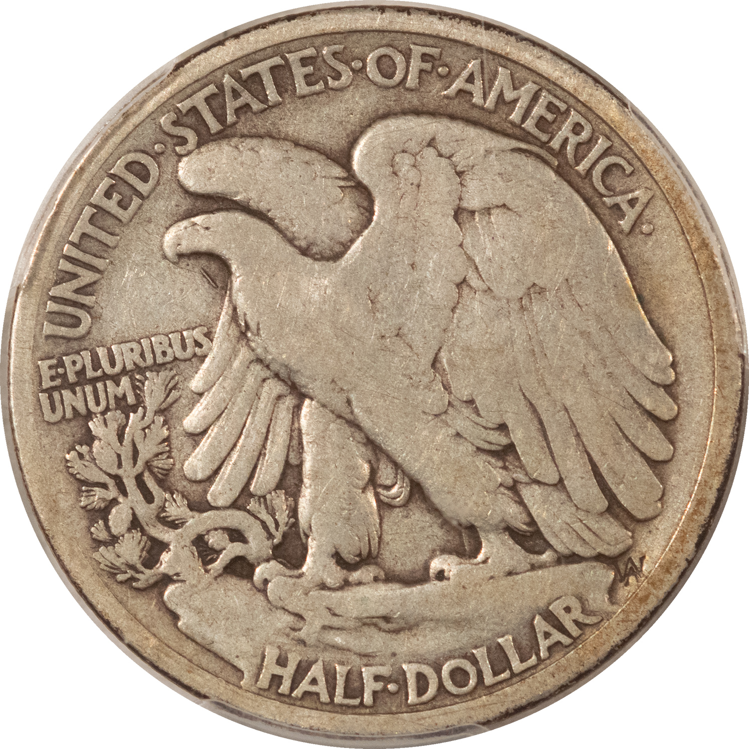 Half Dollars 1916-D WALKING LIBERTY HALF DOLLAR – PCGS VG-10 Half Dollars 1916-D WALKING LIBERTY HALF DOLLAR – PCGS VG-10