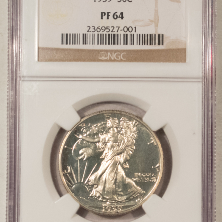 Half Dollars 1939 PROOF WALKING LIBERTY HALF DOLLAR – NGC PF-64