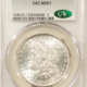 CAC Approved Coins 1878 7/8TF STRONG $1 MORGAN DOLLAR, CACG MS-63 BLAST WHITE CHOICE, CAC APPROVED!