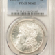 Dollars 1921 $1 PEACE DOLLAR, HIGH RELIEF – PCGS MS-62 WELL-STRUCK!