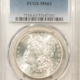 Dollars 1880-S MORGAN DOLLAR, PCGS MS-63, ORIGINAL BLAST-WHITE, FROSTY & SEMI PROOFLIKE!