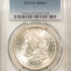 Dollars 1884-O MORGAN DOLLAR, PCGS MS-63, BLAST WHITE & CHOICE!