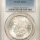 Dollars 1885-O MORGAN DOLLAR, PCGS MS-64, ORIGINAL WHITE & CHOICE! 
