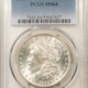 Dollars 1886 MORGAN DOLLAR, PCGS MS-63, ORIGINAL WHITE & CHOICE! 