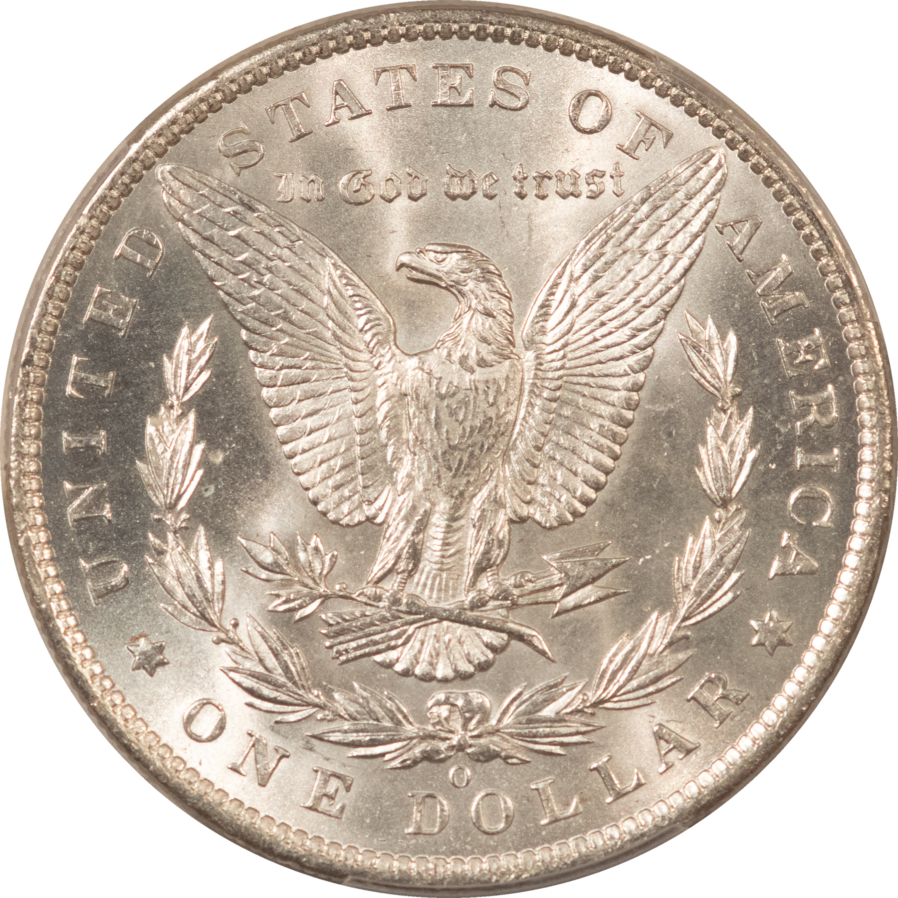 Dollars 1885-O MORGAN DOLLAR, PCGS MS-63, ORIGINAL WHITE & CHOICE! Dollars 1885-O MORGAN DOLLAR, PCGS MS-63, ORIGINAL WHITE & CHOICE!