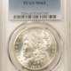 Dollars 1900-O MORGAN DOLLAR, PCGS MS-63, ORIGINAL WHITE & CHOICE!
