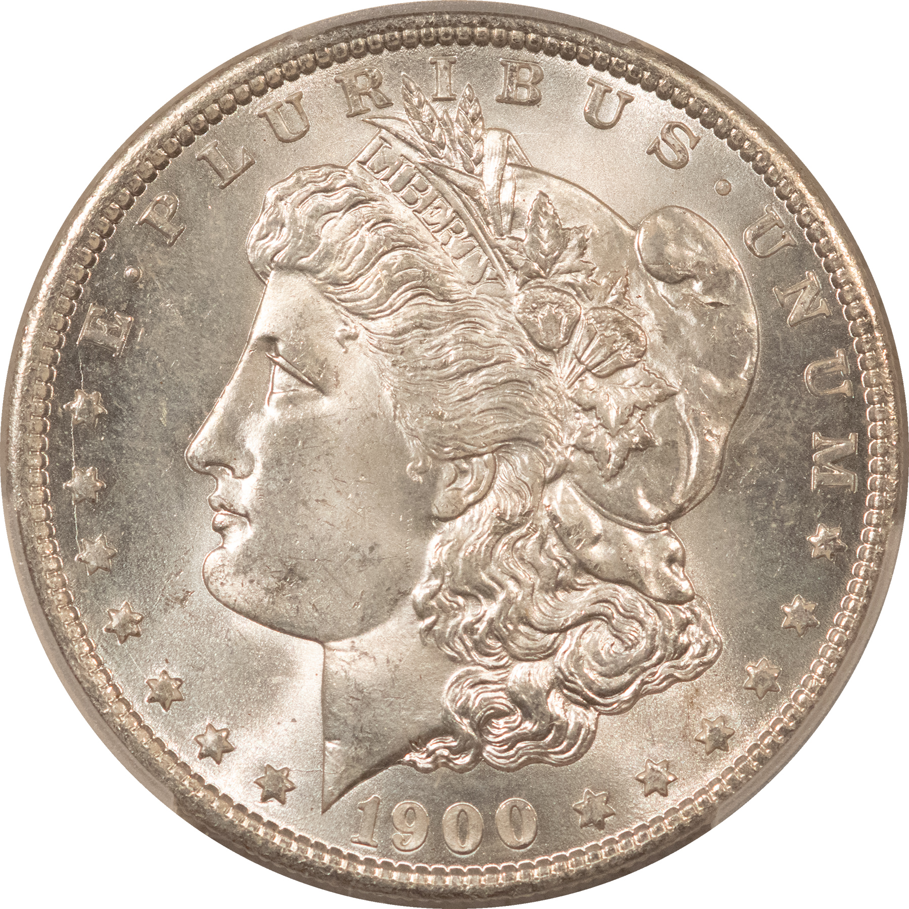 Dollars 1900-O MORGAN DOLLAR, PCGS MS-63, ORIGINAL WHITE & CHOICE! Dollars 1900-O MORGAN DOLLAR, PCGS MS-63, ORIGINAL WHITE & CHOICE!