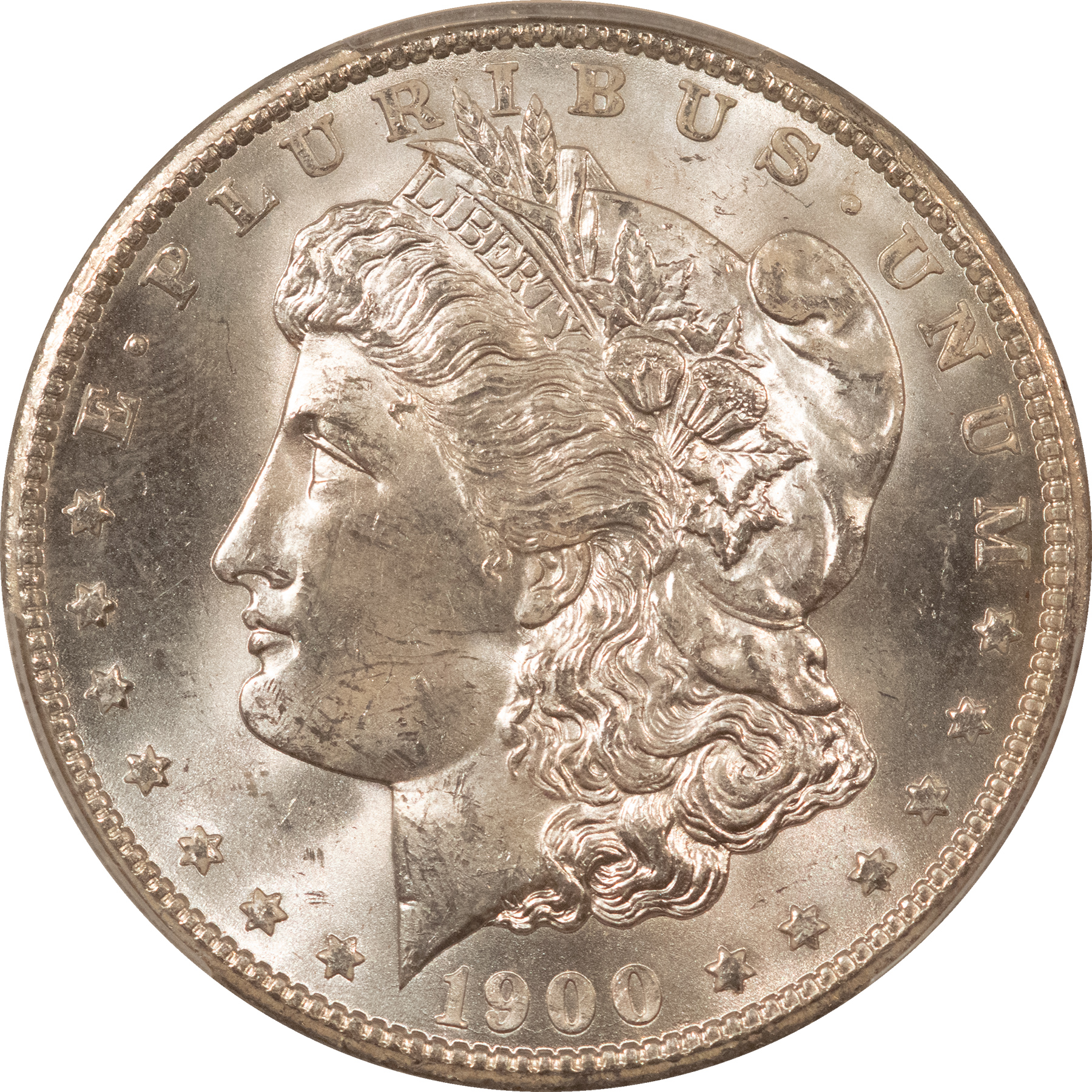 Dollars 1900-O MORGAN DOLLAR, PCGS MS-63, ORIGINAL WHITE & CHOICE! Dollars 1900-O MORGAN DOLLAR, PCGS MS-63, ORIGINAL WHITE & CHOICE!