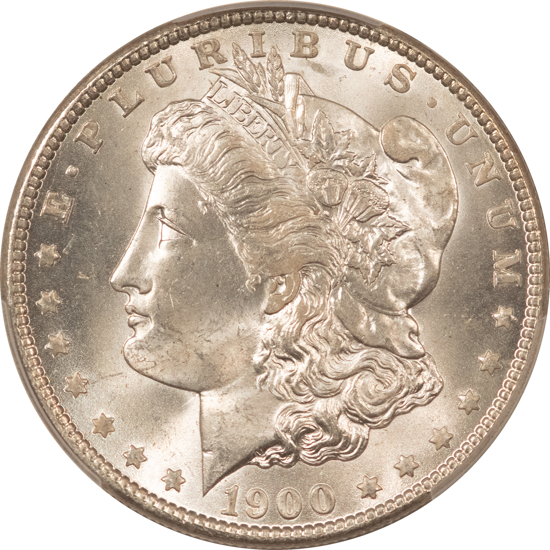 Dollars 1900-O MORGAN DOLLAR, PCGS MS-63, ORIGINAL WHITE & CHOICE, PQ & LOOKS MS-65! Dollars 1900-O MORGAN DOLLAR, PCGS MS-63, ORIGINAL WHITE & CHOICE, PQ & LOOKS MS-65!