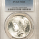 Dollars 1923 PEACE DOLLAR, PCGS MS-63-A HEADLIGHT!