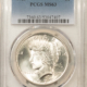 Dollars 1924 PEACE DOLLAR, PCGS MS-63-ORIGINAL WHITE!