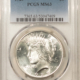 Dollars 1924 PEACE DOLLAR, PCGS MS-63-ORIGINAL WHITE!